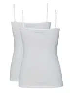 İnce Askılı Atlet 2li Paket Essential BlackSpade 1592 Beyaz detay görünüm