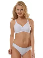 Ince Askılı Toparlayıcı Sütyen Rahat Doku Hmd 6070 Beyaz