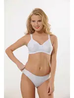 Ince Askılı Toparlayıcı Sütyen Rahat Doku Hmd 6070 Beyaz detay görünüm