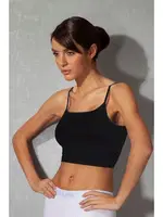 İp Askılı Ayarlanabilir Modal Crop Doreanse 9405 Siyah