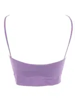 İp Askılı Pedsiz Fitilli Crop Fit Büstiyer Form Angel 5702 Lila görsel 10