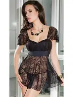 Jarse Mini Fantazi Gecelik Nightlight 3115 Siyah