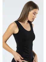 Lazer Kesim Pamuklu Atlet Türen 906 Siyah Siyah detay görünüm