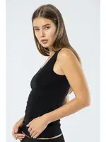 Lazer Kesim Pamuklu Atlet Türen 906 Siyah Siyah farklı açı