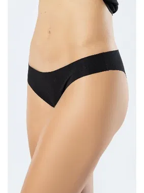 Türen Lazer Kesim Pamuklu Brezilyan Külot Türen 908 Siyah - Alternatif Görünüm