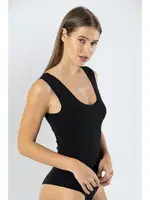 Lazer Kesim Pamuklu Çıtçıtlı Body Türen 905 Siyah Siyah görsel 4