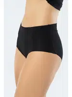 Lazer Kesim Pamuklu Yüksek Bel Külot Türen 911 Siyah Siyah detay görünüm