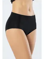 Lazer Kesim Pamuklu Yüksek Bel Külot Türen 911 Siyah Siyah farklı açı