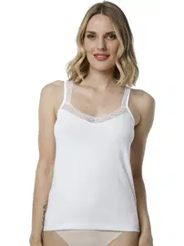 HMD Kadın Likralı Lez Dantelli Atlet HMD 2490