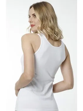 HMD Kadın Likralı Lez Dantelli Atlet HMD 2492 - Alternatif Görünüm