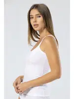 Likralı Pamuklu Askılı Atlet Türen 914 Beyaz Beyaz detay görünüm