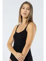 Likralı Pamuklu Askılı Atlet Türen 914 Siyah Siyah farklı açı