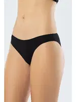 Likralı Pamuklu Bikini Külot 3Lü Paket Türen 924 Beyaz - Siyah - Ten Beyaz-Siyah-Ten görsel 4