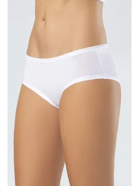 Türen Likralı Pamuklu Hipster Külot 2Li Paket Türen 918 Beyaz - Alternatif Görünüm