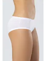Likralı Pamuklu Hipster Külot 2Li Paket Türen 918 Beyaz Beyaz-Beyaz görsel 4