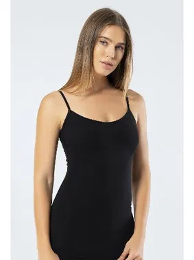 Türen Likralı İnce Askılı Pamuklu Uzun Kadın Atlet Türen 915