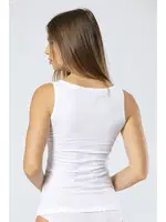 Likralı Pamuklu V Yaka Atlet Türen 913 Beyaz Beyaz görsel 4