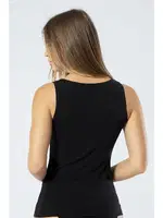 Likralı Pamuklu V Yaka Atlet Türen 913 Siyah Siyah görsel 4