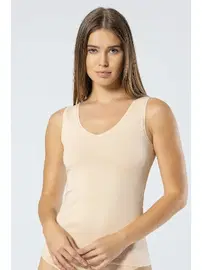 Türen Kadın Likralı Pamuklu V Yaka Atlet Türen 913