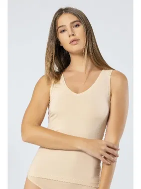 Türen Kadın Likralı Pamuklu V Yaka Atlet Türen 913 - Alternatif Görünüm