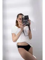 Kadın Slip Külot BlackSpade 1657 Siyah detay görünüm