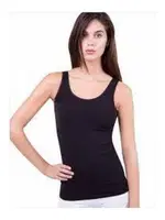 Kalın Askılı Maxi Size Büyük Beden Atlet Elite Life 837 Siyah