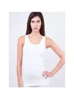 Kalın Askılı Maxi Size Büyük Beden Atlet Elite Life 837 Beyaz detay görünüm