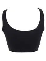 Kalın Askılı Pedsiz Fitilli Crop Fit Büstiyer Form Angel 5700 Siyah görsel 6