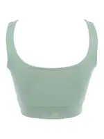 Kalın Askılı Pedsiz Fitilli Crop Fit Büstiyer Form Angel 5700 Haki görsel 8