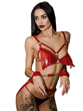 missisX Kelepçeli Fantezi Harness MissisX 2163