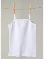 Kız Çocuk Organik Atlet Black Spade 1196 Beyaz