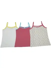 Öztaş Kız Lycralı İp Askılı Atlet 3 Lü Paket Öztaş F4621