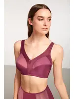 Kom Bianca Toparlayıcı Desteksiz Sütyen Bordo