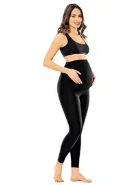 Kota Siyah Kadın Hamile Tayt Kota 4073