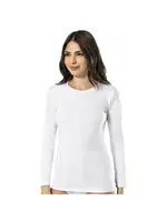 Uzun Kollu Yuvarlak Yaka Bayan Atlet Kota 6023 Beyaz detay görünüm