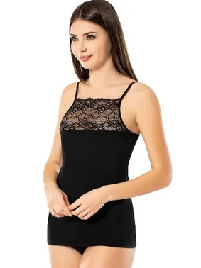 Kota İp Askılı Geniş Dantelli Bayan Atlet Kota 6033