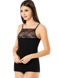 Kota İp Askılı Geniş Dantelli Bayan Atlet Kota 6033