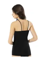 Dantelli İp Askılı Kadın Atlet Kota 6347 Siyah detay görünüm