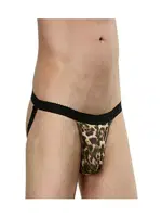 Erkek Leopar Jockstrap-Süspansiyonlu String La Blinque 15711 Leopar