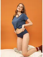 Lacivert Kadın Slip Külot BlackSpade 1658  Lacivert farklı açı