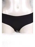 Kadın Mikro İz Lazer Kesim Slip Külot Slip Anıl 2716 - 10 Adet Siyah detay görünüm