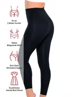 Lazer Kesim Tayt Korse Emay 2710 Siyah detay görünüm