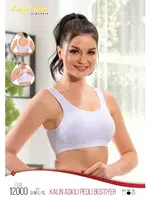 Pedli Kalın Askılı Bustiyer Liza 12000 Beyaz görsel 6