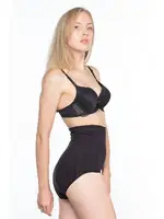 Yüksek Bel Kadın Slip Korse Liza 13003 Siyah detay görünüm