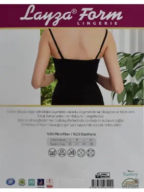 Liza (Layza) Agraflı Toparlayıcı Kadın Atlet Liza 15010 - Alternatif Görünüm