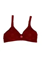 Telsiz Dantelli Sütyen Liza 303 Bordo görsel 5