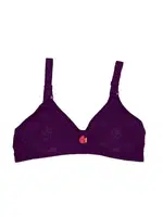 Telsiz Dantelli Sütyen Liza 303 Mor görsel 7