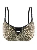 Leopar Desenli Toparlayıcı Sütyen Liza 540 Leopar