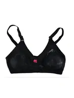 Bantlı Geniş Lastikli Toparlayıcı Kadın Sütyen Liza 541 Siyah görsel 4