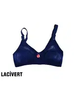 Yarı Dantelli Toparlayıcı Sütyen Liza 543 Lacivert görsel 6